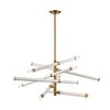 Elk Home Crosspiece 39'' Wide 6-Light Chandelier, White H0018-10359